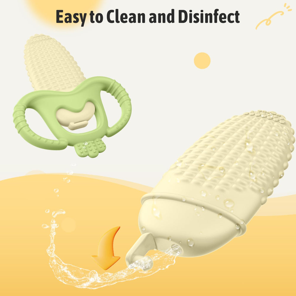 Akolik baby teether large-capacity-water-tank keeps cooling longer.
