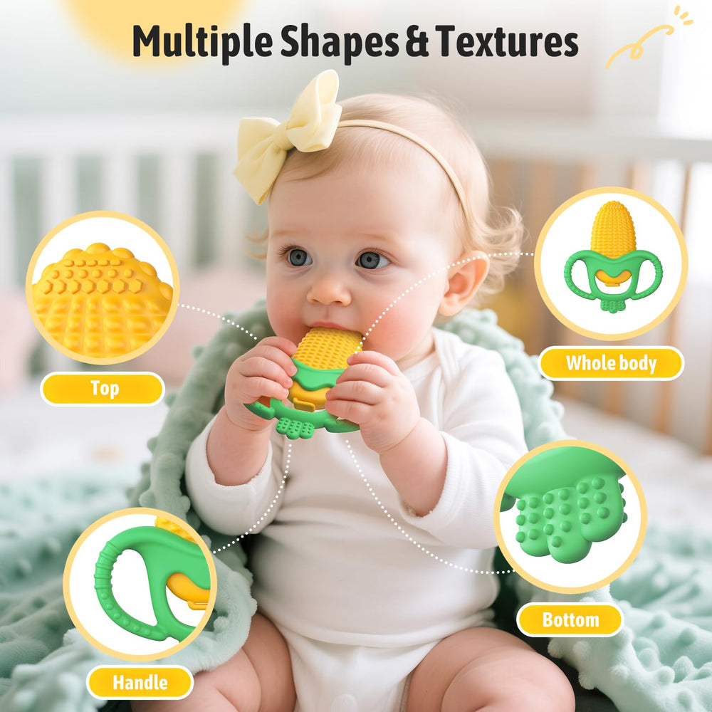 Akolik BPA-free silicone teether safe for mouthing