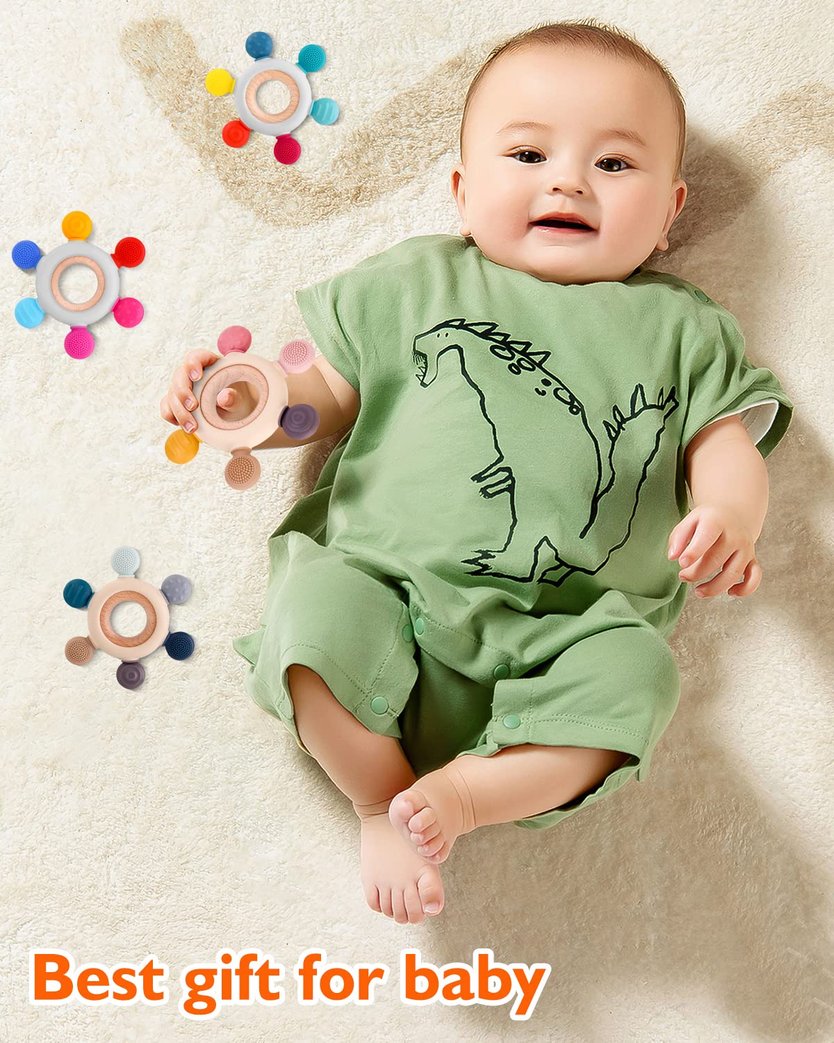 Akolik gift-ready teething toy ideal for baby showers