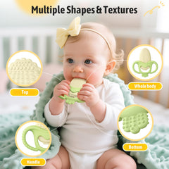 Akolik teether detachable-handle frost-free design prevents cold hands during use.