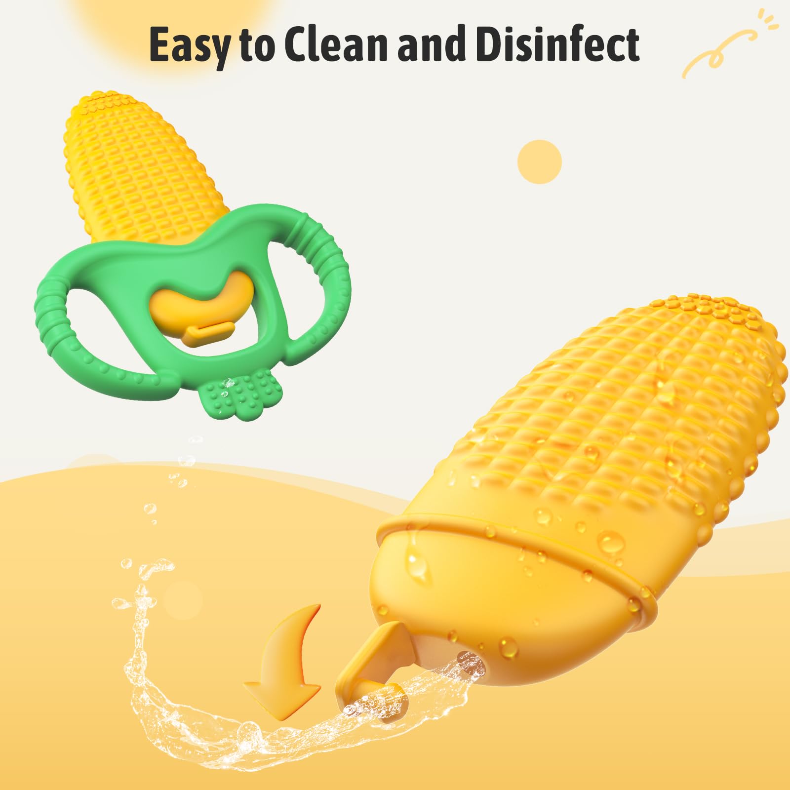 Akolik teether large-capacity-water-tank preserves extended cool relief