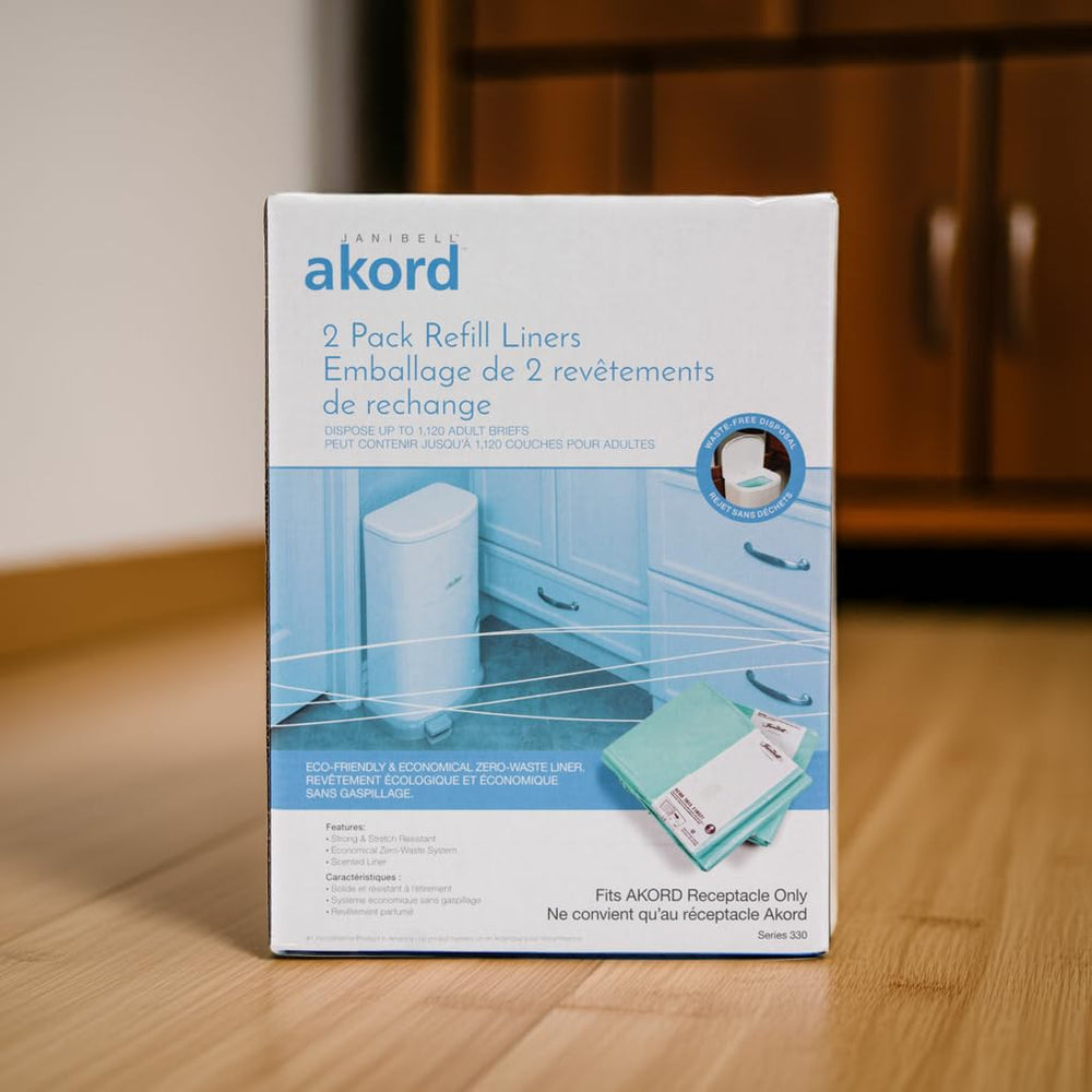 AKORD refill liners offer tear-resistant durability for daily use.