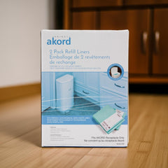 AKORD refill liners offer tear-resistant durability for daily use.