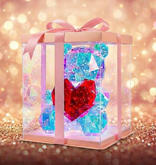 Aladdinas LED Teddy Bear Night Light with warm glow for nursery ambiance.