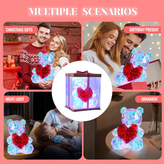 Aladdinas red heart ribbon enhances presentation for baby showers and birthdays.
