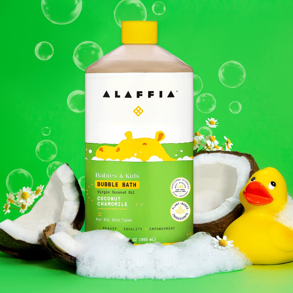 Alaffia fair-trade roots support community empowerment while you bathe.