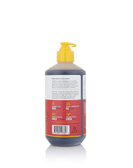 Alaffia kids bath-time scene with a smiling child using the shampoo and body wash