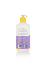 Alaffia lemon balm lavender ingredients close-up demonstrating calming fragrance and gentle cleanse