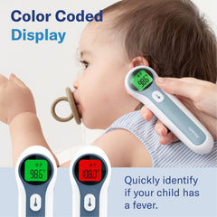 Alcedo 4 in 1 modes image illustrating adult child ear and object measurements