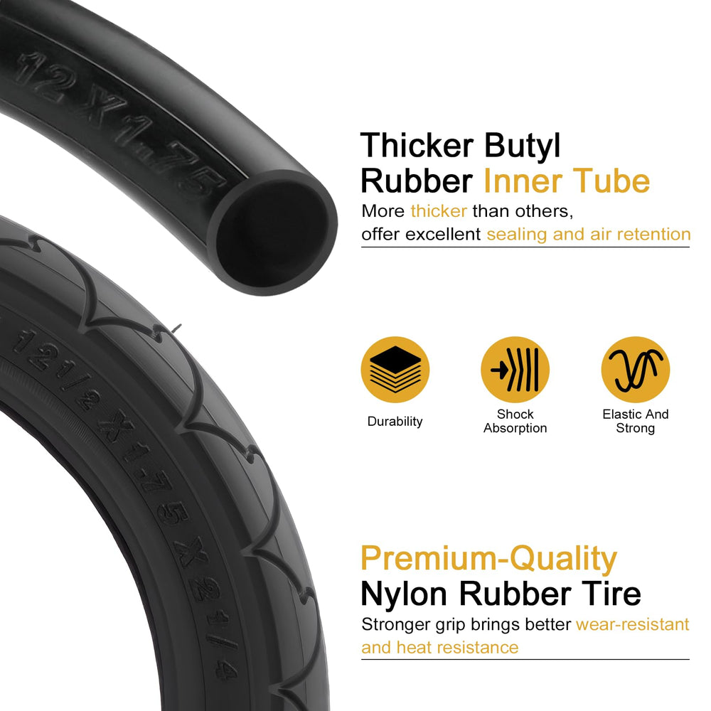 Aledaras inner tube highlights heavy-duty butyl construction for better air retention