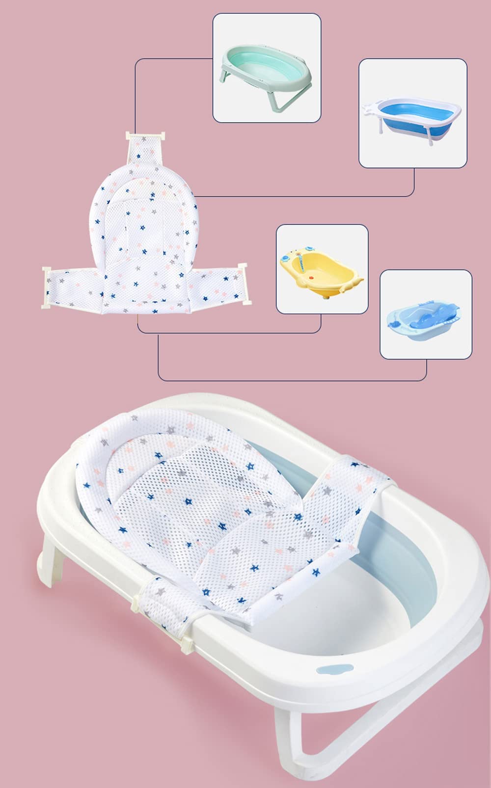 ALEDLE-LIFE foldable-bath-seat cushions travel and storage convenience.