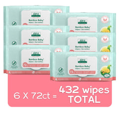 Aleva Naturals Bamboo Baby Sensitive Wipes ultra-soft texture close-up for delicate skin.