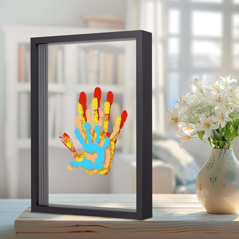 ALHROEUO family handprint kit frame ready for lasting keepsakes.