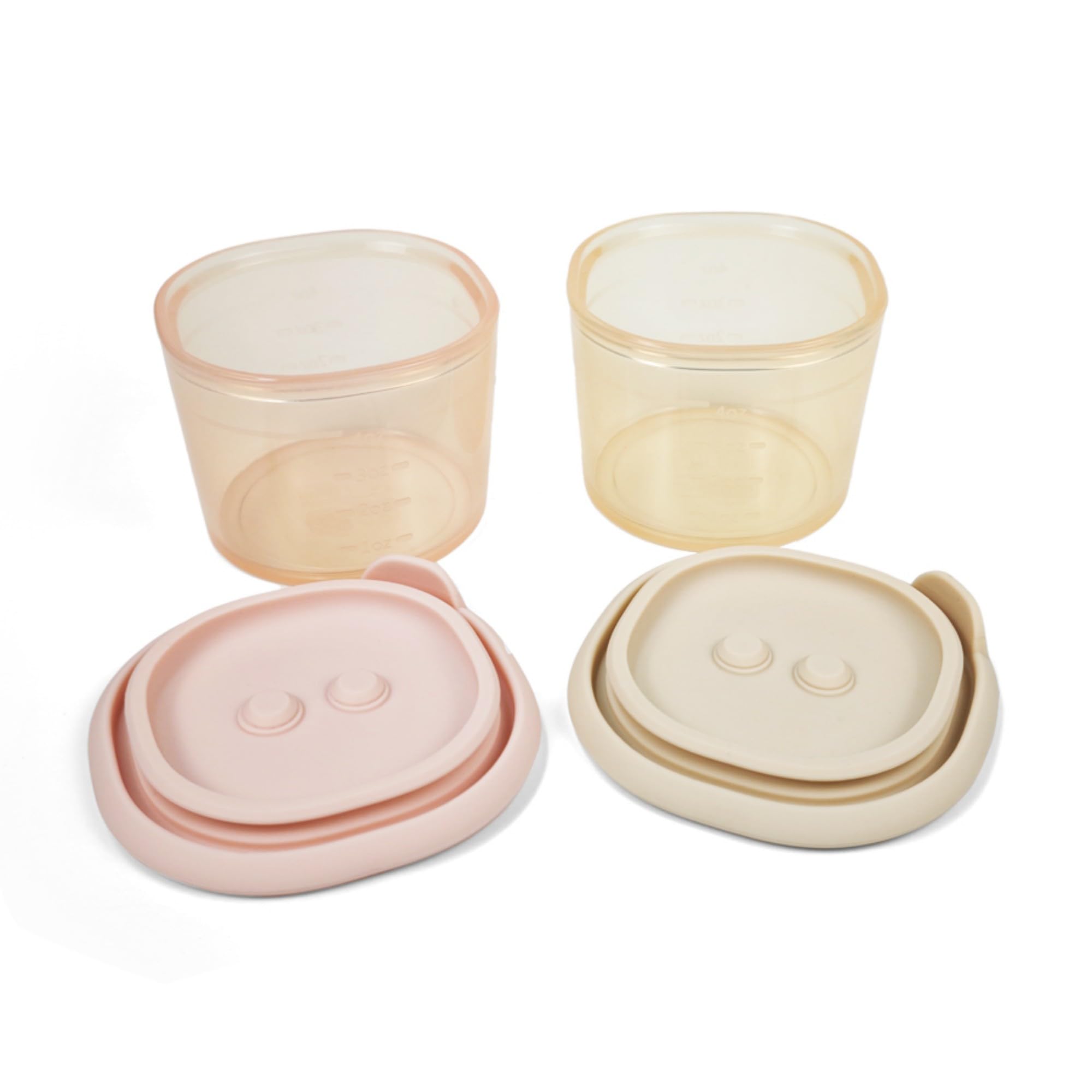 Ali+Oli BPA-free silicone ensures safe storage and easy cleaning.