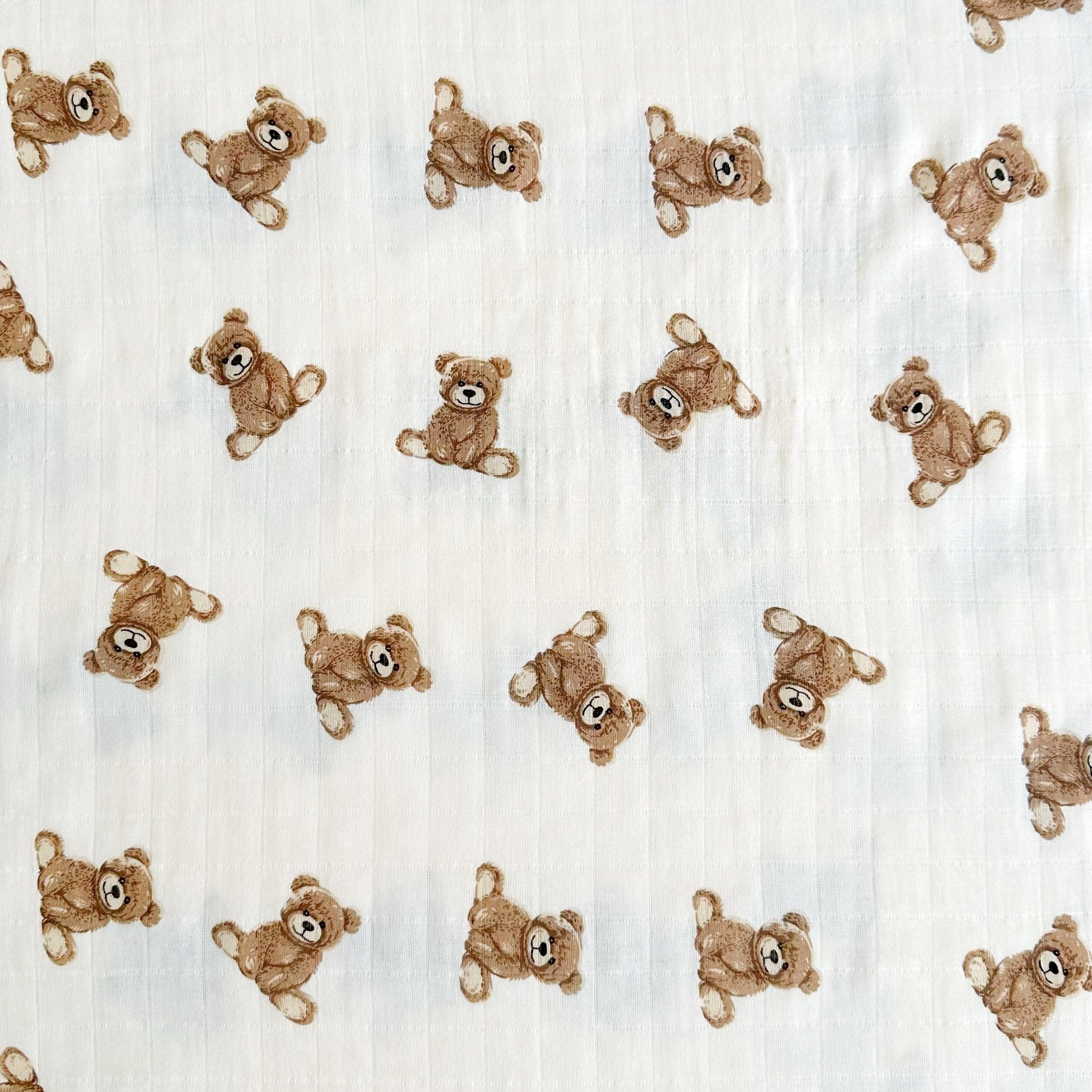 Ali+Oli teddy bear swaddle as a thoughtful baby gift