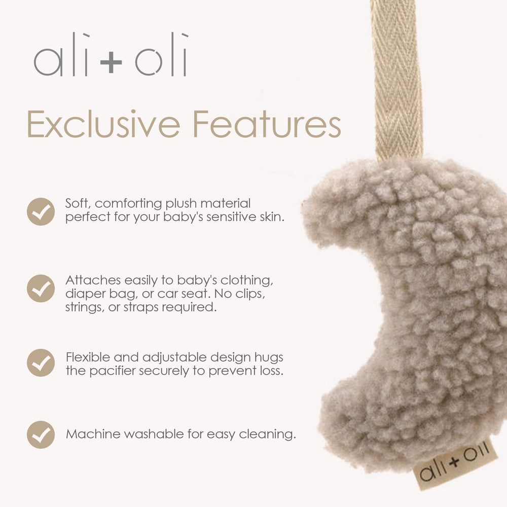Ali+Oli sand-moon design adds versatile decor and practical binky storage