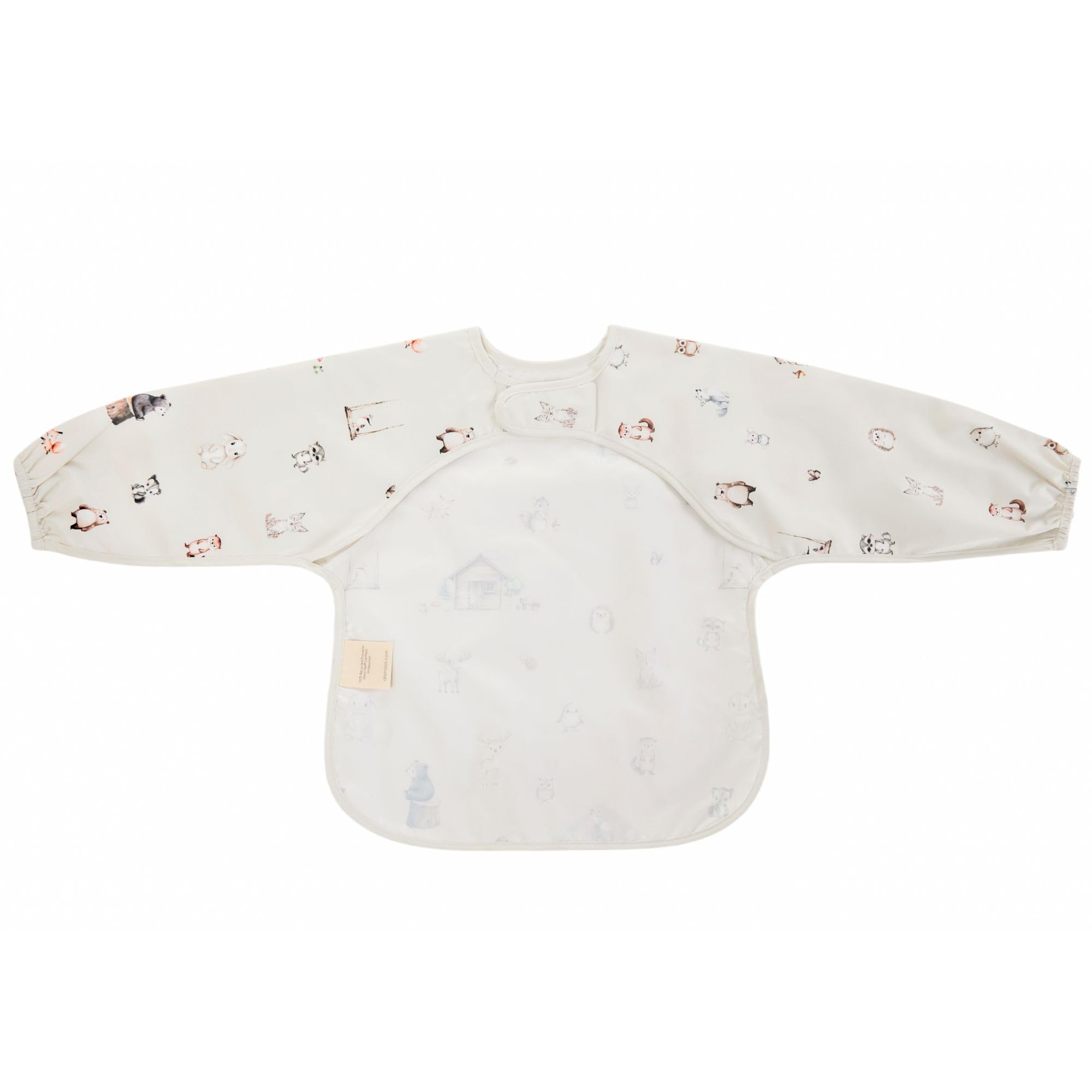 Ali+Oli Smock Bib vinyl-free and lightweight for daycare use