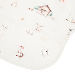 Ali+Oli Smock Bib soft neckline prevents irritation while feeding