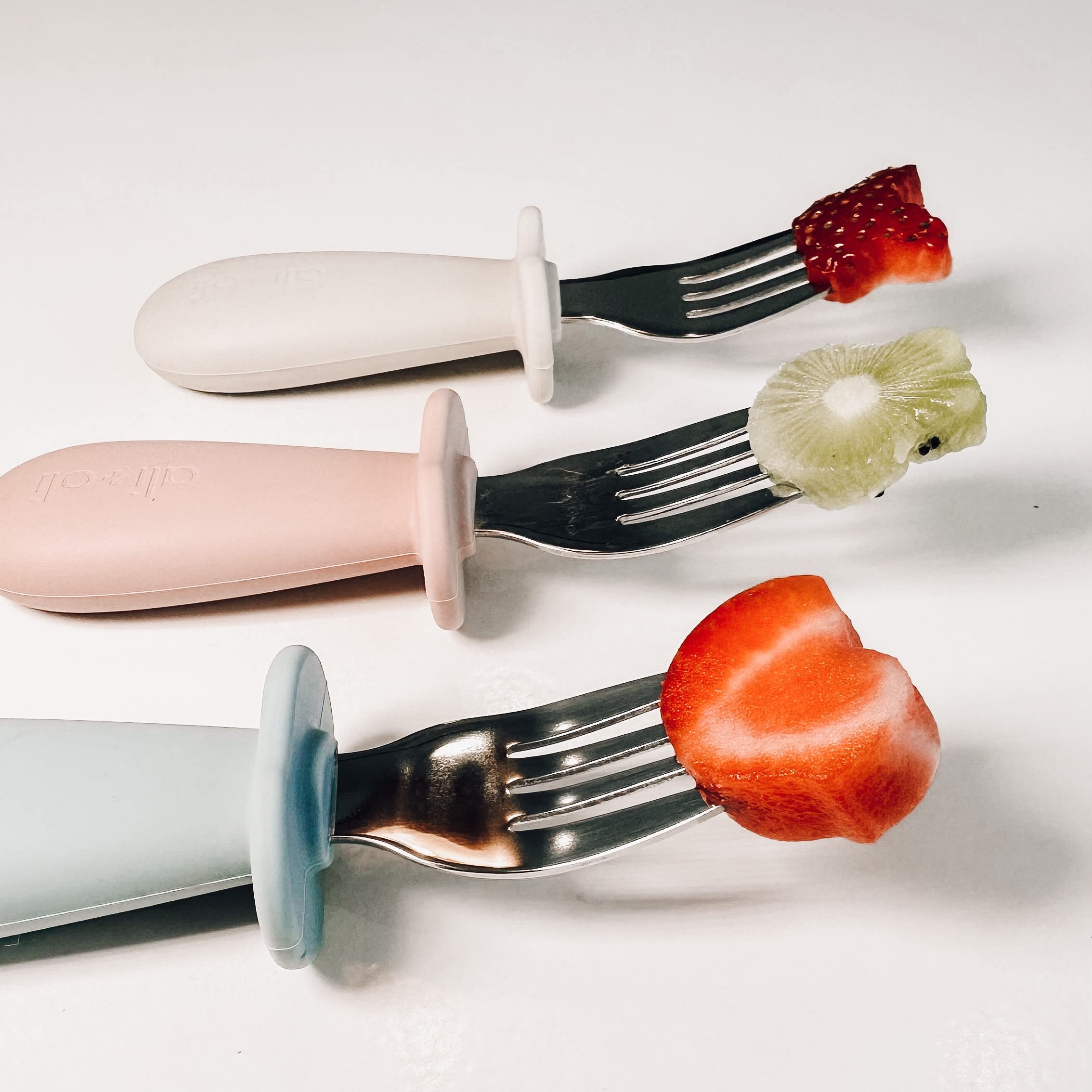 Ali+Oli 316 stainless steel utensils endure daily use for growing toddlers
