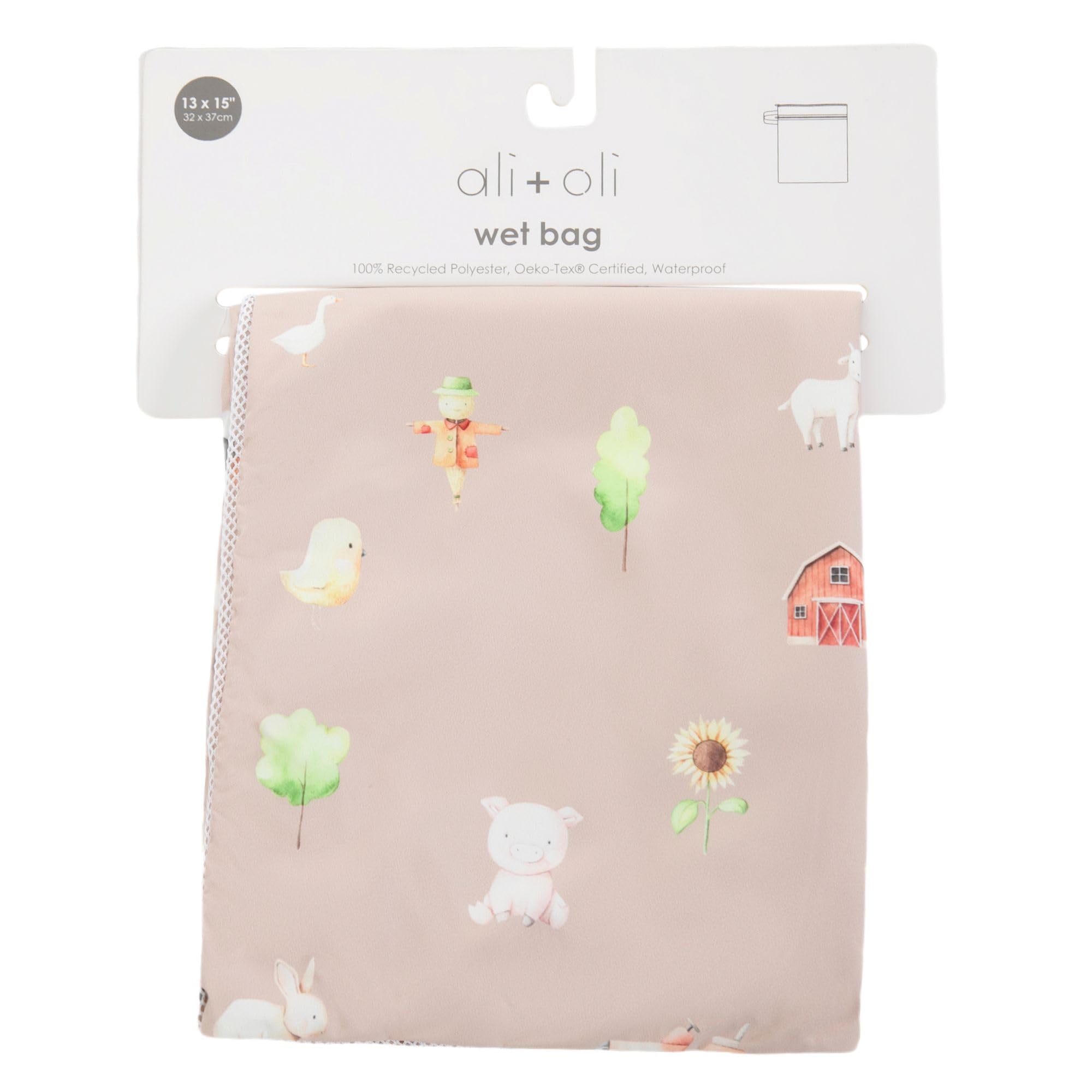 Ali+Oli wet-dry bag 15x12 inches fits essentials for active family days