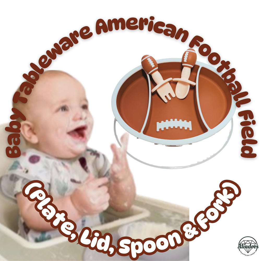 ALIADOOS leak-proof-lid-baby-plate keeps leftovers secure for storage or travel.