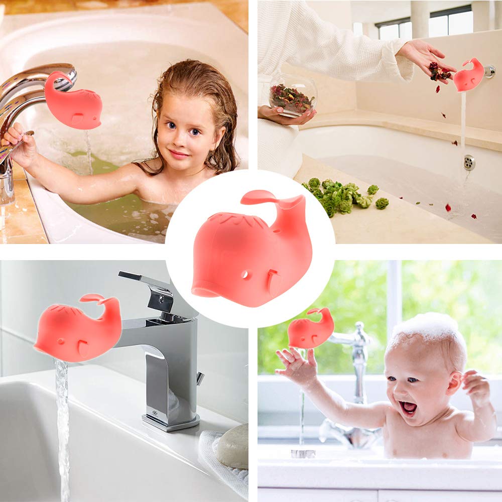 ALIBEBE whale design enhances bath-time fun and bathroom decor