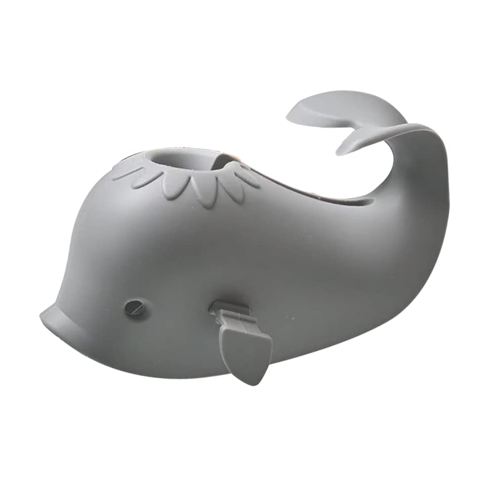 ALIBEBE elegant whale spout cover blends with decor while safeguarding tub time