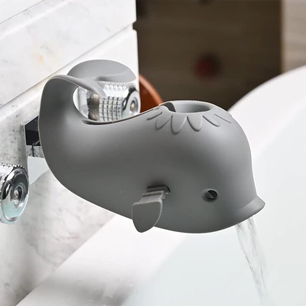ALIBEBE faucet cover whale silicone for safe bath time with kids