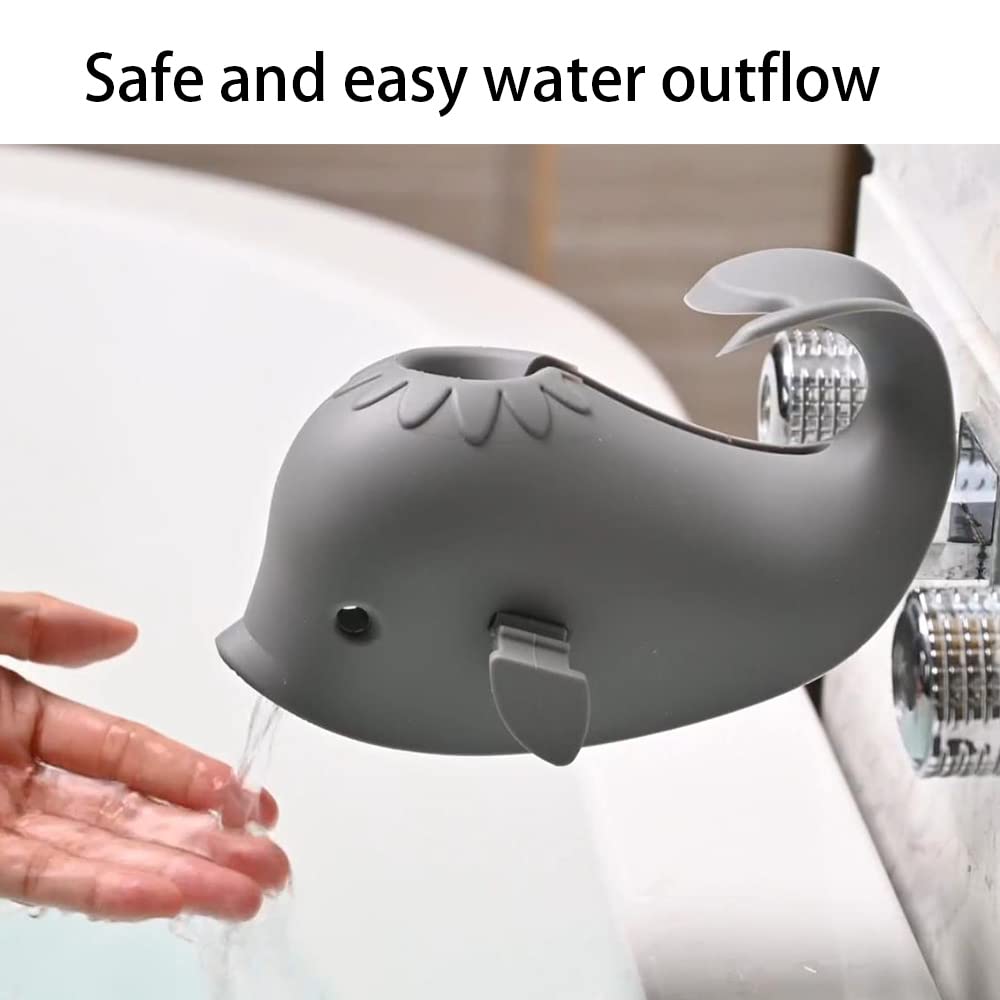 ALIBEBE whale design adds playful charm to bath time while guarding little toes