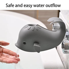 ALIBEBE whale design adds playful charm to bath time while guarding little toes