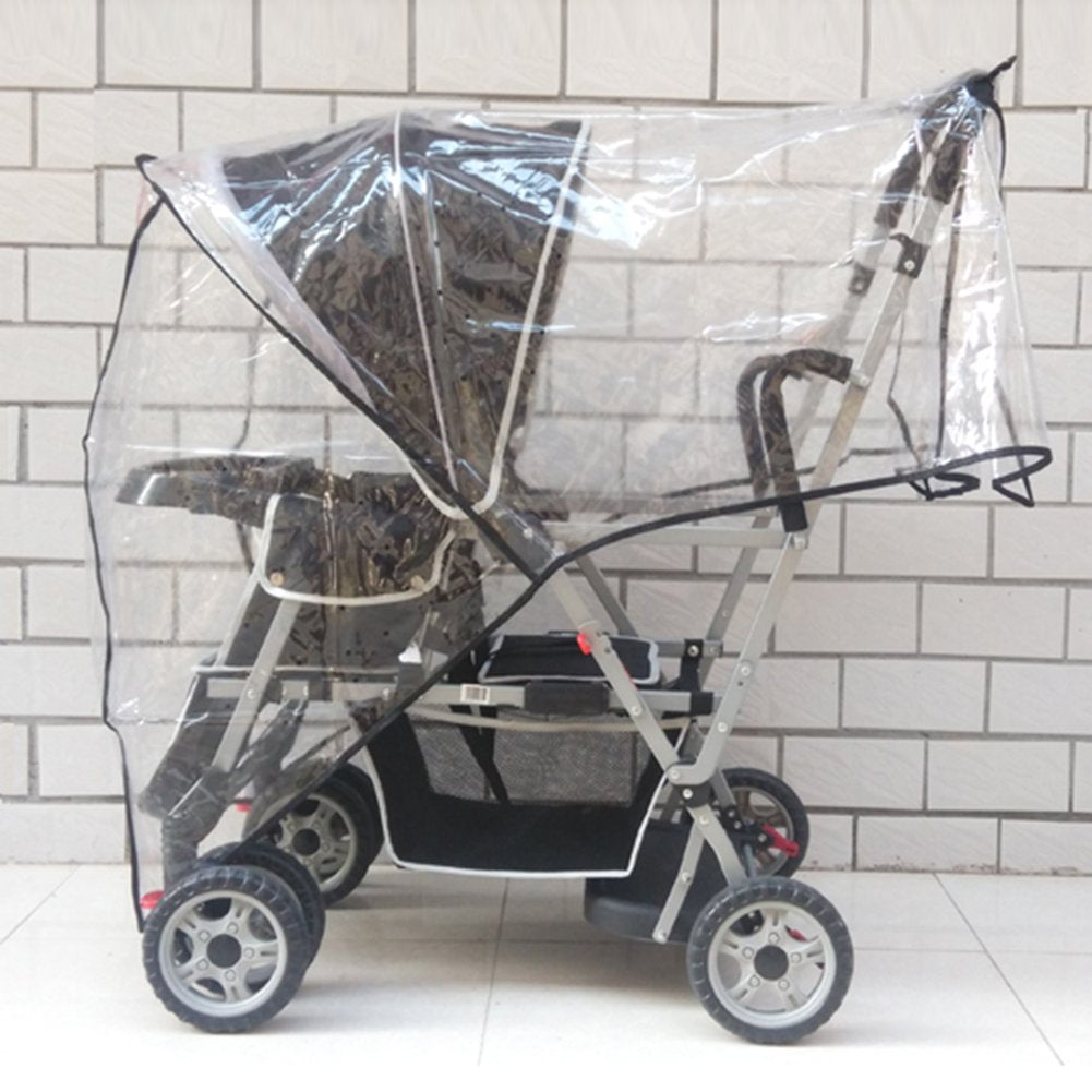 Aligle Weather Shield rear seat view protecting child from wind