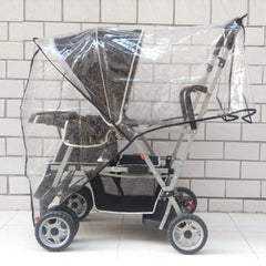 Aligle Weather Shield rear seat view protecting child from wind