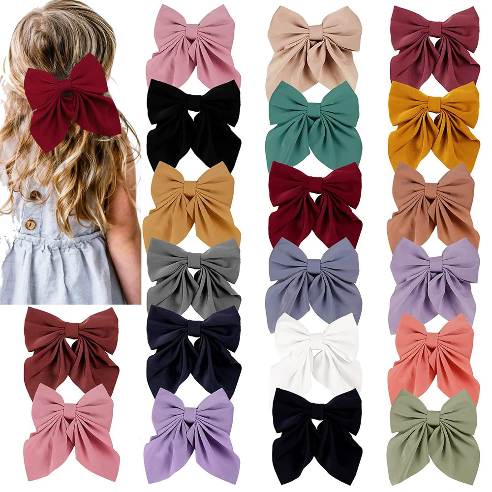 ALinmo 20pcs satin ribbon bows packaging shows gift-ready pastel set.
