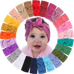ALinmo 25pcs nylon headbands pack for versatile outfits and daily wear.