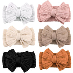 ALinmo 6-pack headbands in colors collection for versatile baby outfits