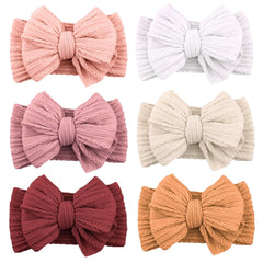ALinmo baby headbands set in classic colors for gentle daily wear