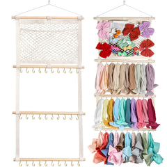 ALinmo headband holder closeup of metal hooks for easy access