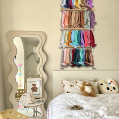 ALinmo headband holder headbands on display for quick outfit changes.