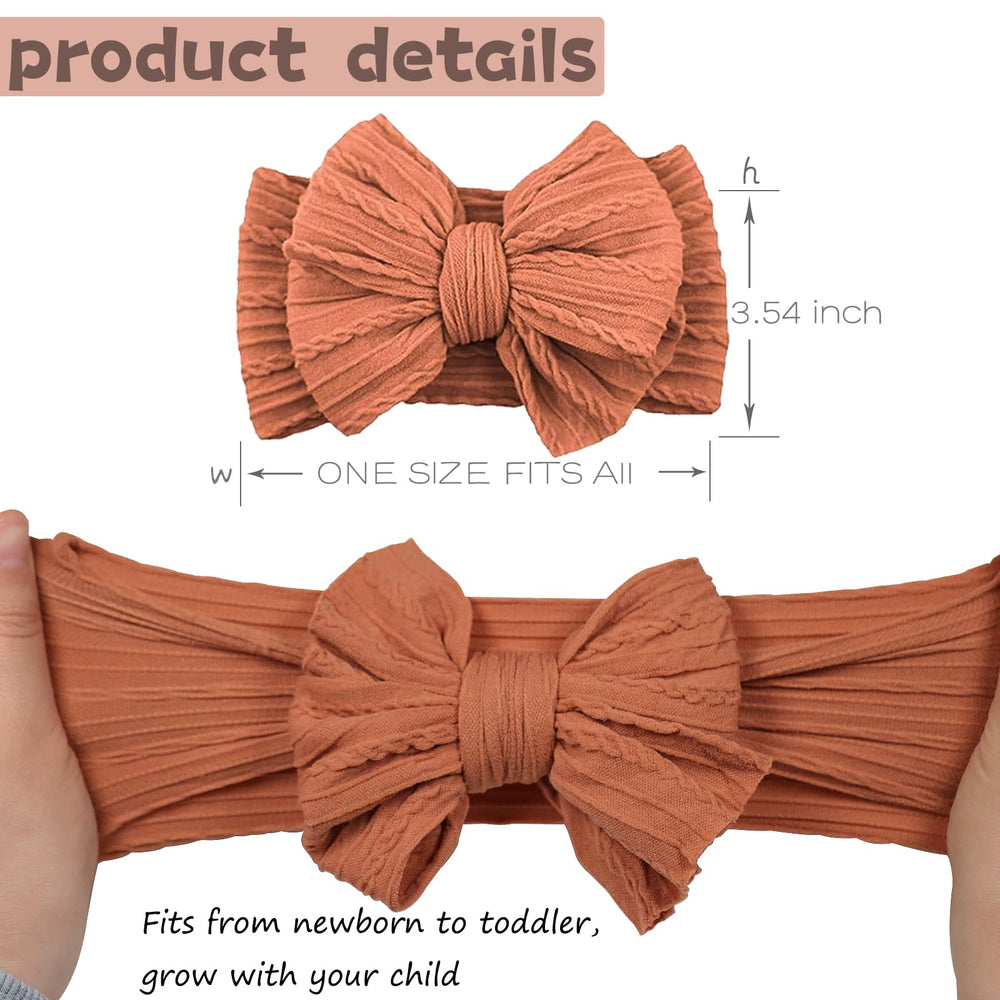 ALinmo headbands bow stitching detail demonstrates durable craftsmanship.