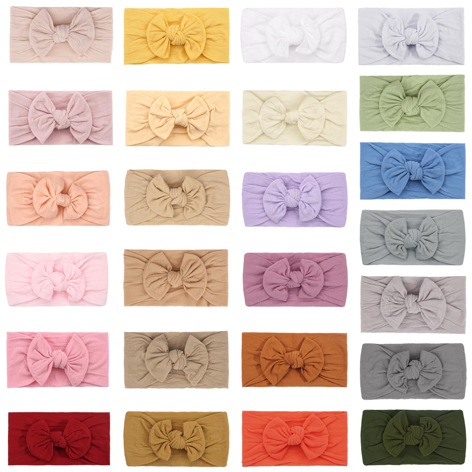 ALinmo nylon headbands feel soft and stretchy for a secure fit.