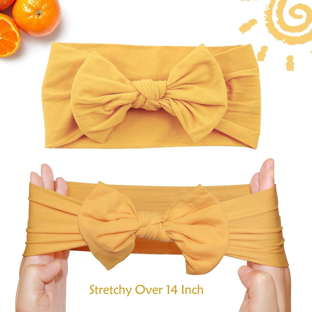 ALinmo one-size headbands fit all ages from newborn to toddler.