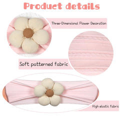 ALinmo soft nylon headband close-up shows gentle stretch and comfort.