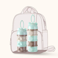 Alipis baby snack container used as cups for oatmeal and nuts
