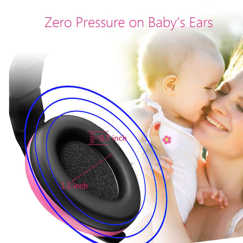 Alitamei adjustable headband ensures a snug fit as babies grow.