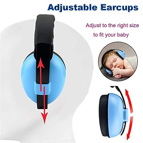 Alitamei earmuffs blue used at concerts or sports events for less overwhelming sound.
