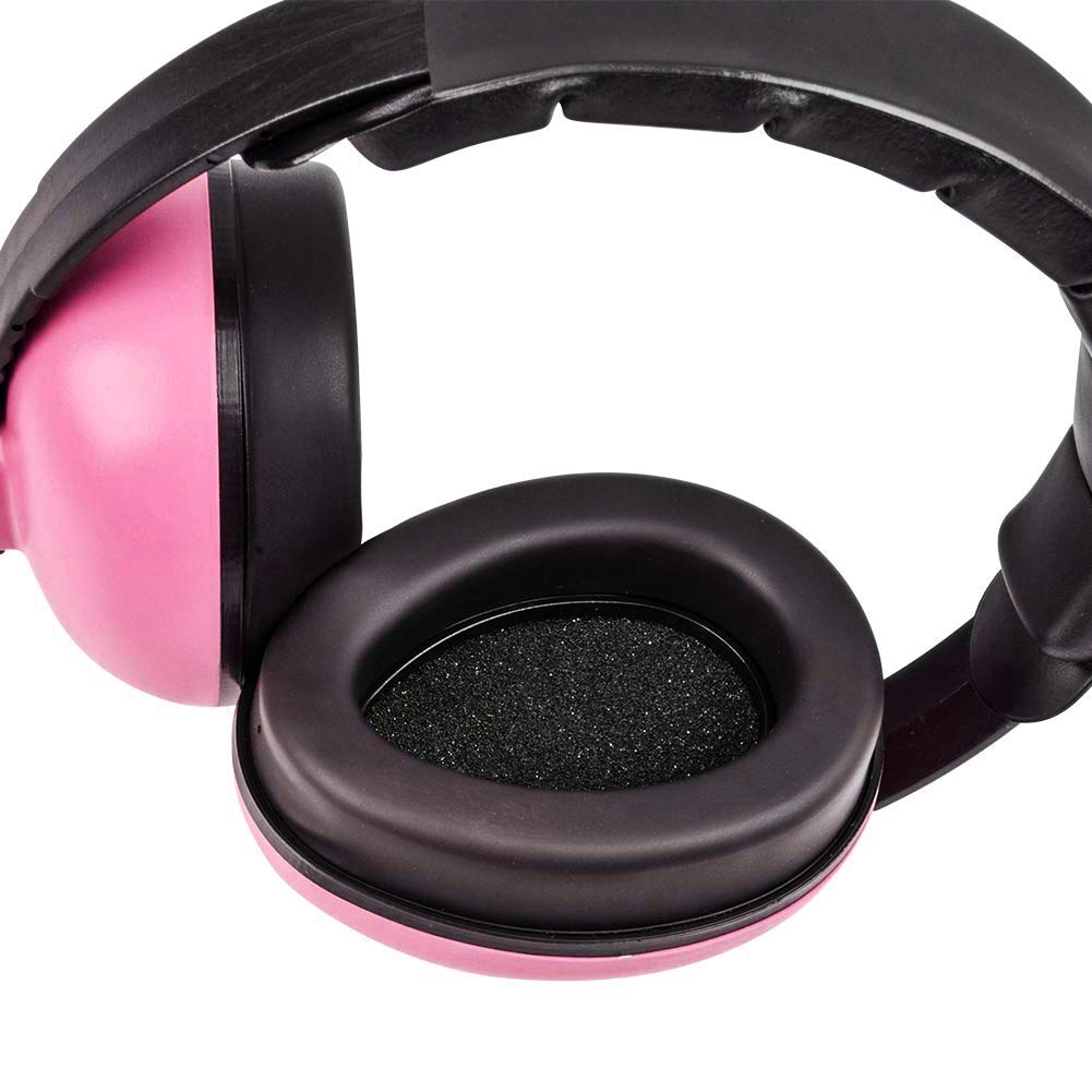 Alitamei lightweight earmuffs weighing about 7oz for easy travel.