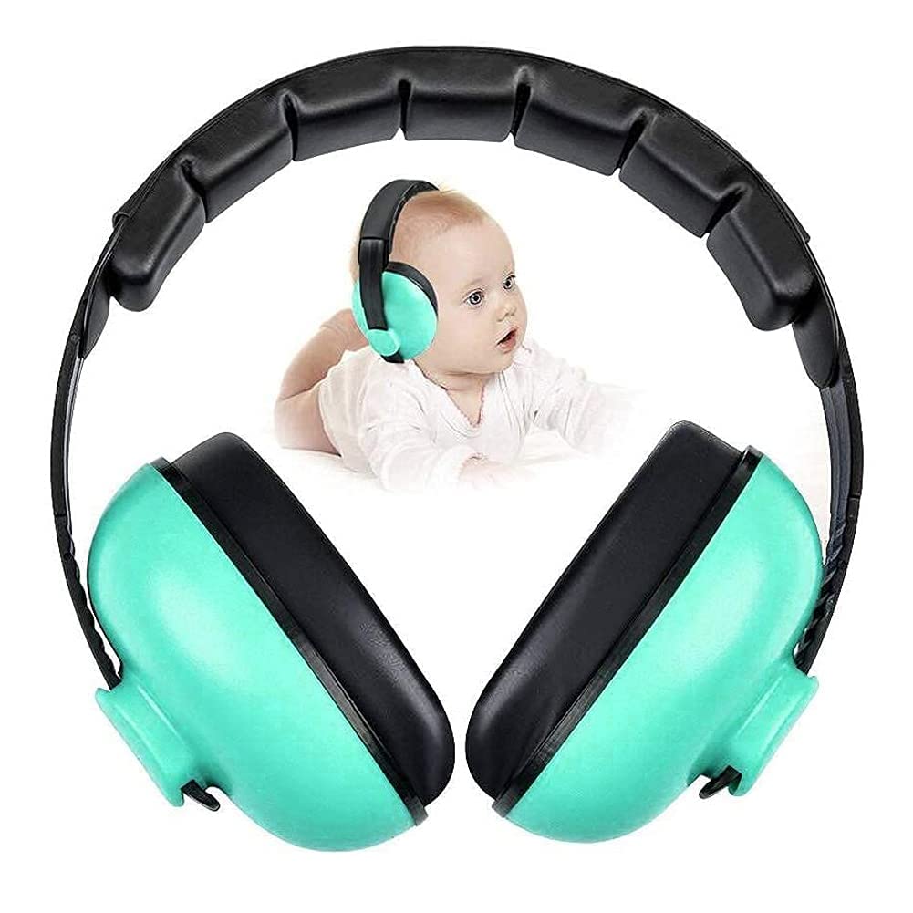 Alitamei mint green headphones front view for kid-friendly comfort