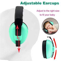 Alitamei mint green headphones side view shows adjustable headband