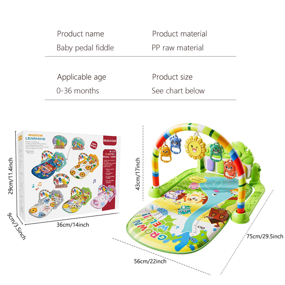 ALB Alive Lovely Baby easy-clean material keeps the mat tidy after adventures.