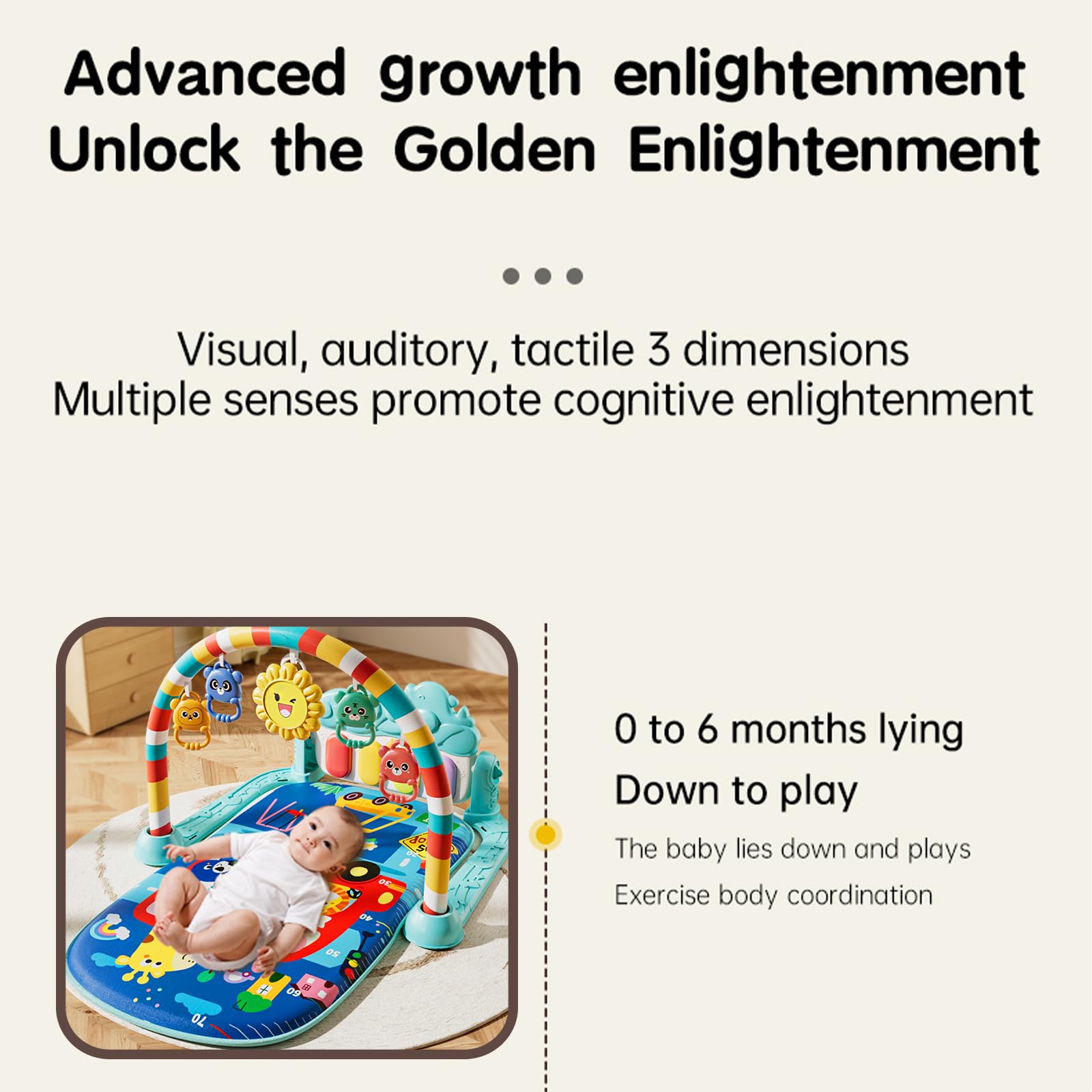 Alive Lovely Baby Gyms encourages parent-child interaction through shared music play